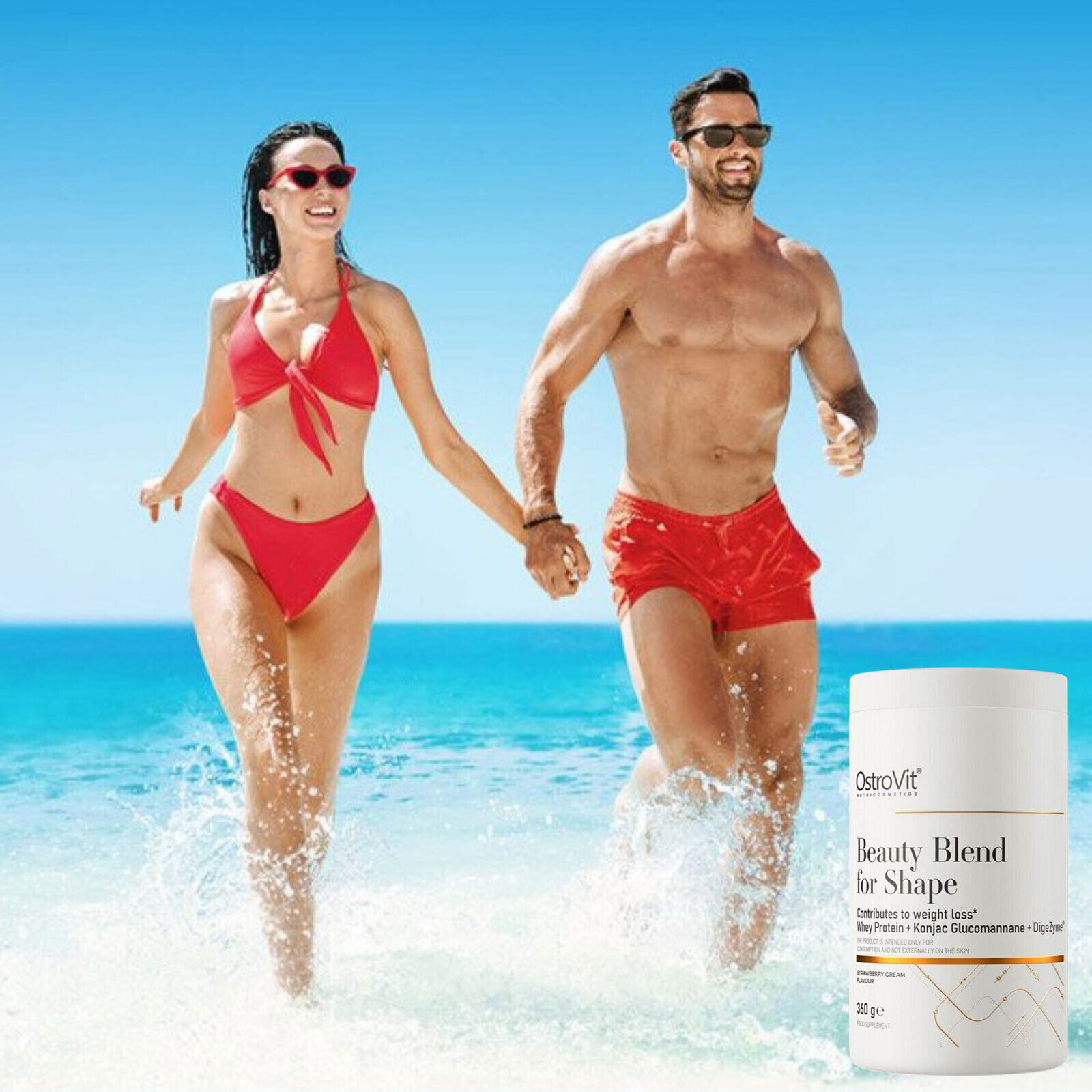 BEAUTY BLEND FOR SHAPE 360 g – Protein shake for dream figure, fitness & diet
