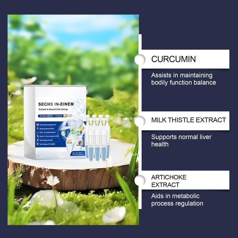 for 6-in-1 Weight Loss Health Solution Oral Liquid 2026 & Blood Sugar Support