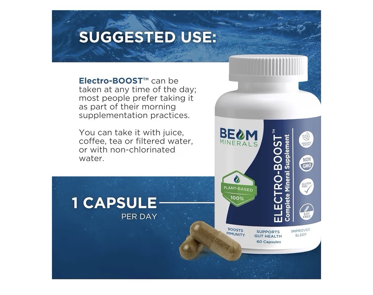 Beam Minerals Electro-Boost Complete Multi-Mineral Boost Immunity Hurt Health