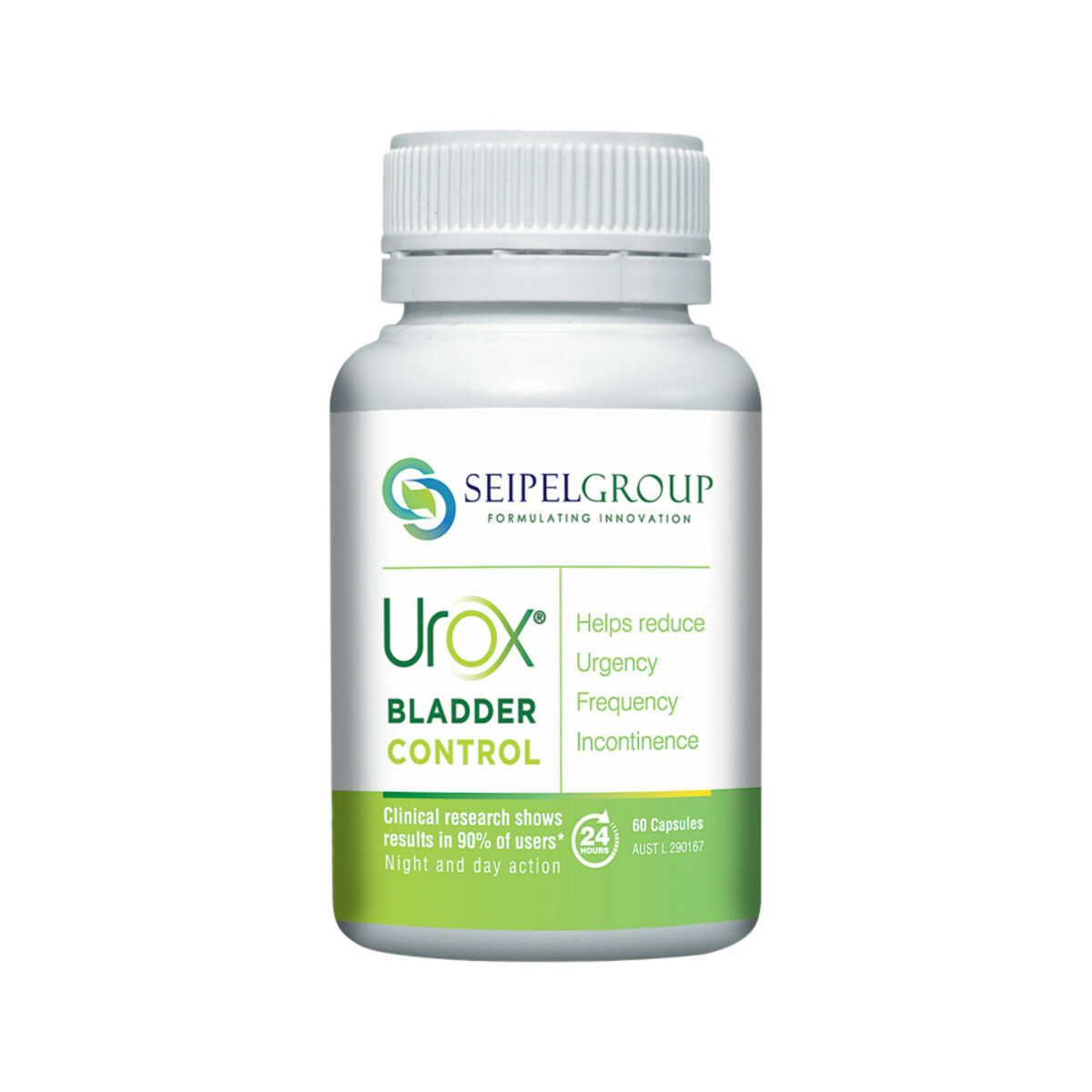 2 x Seipel Health Urox Bladder Control 60 Capsules Total 120 Capsules New Pack