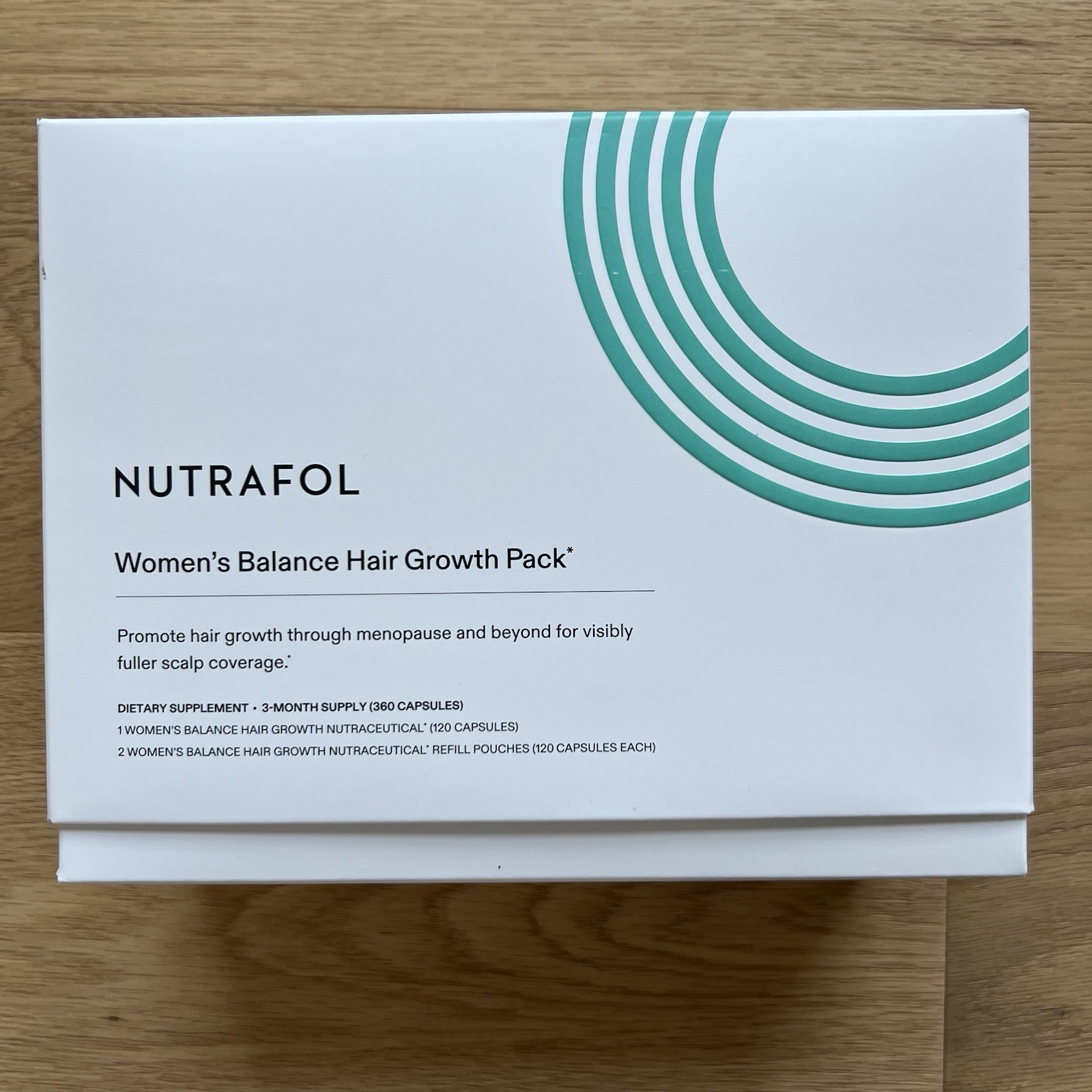 Nutrafol Women’s Balance Hair Growth Pack, 3 month supply Exp 12/2026