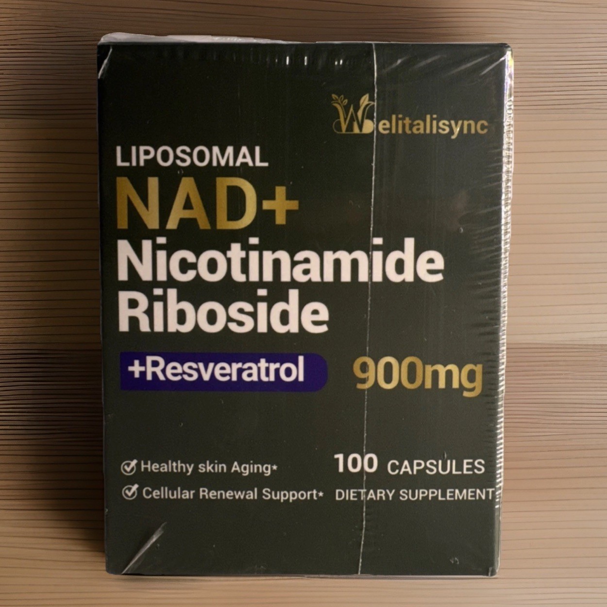 Liposomal NAD+ Nicotinamide Riboside 900mg + Resveratrol Quercetin