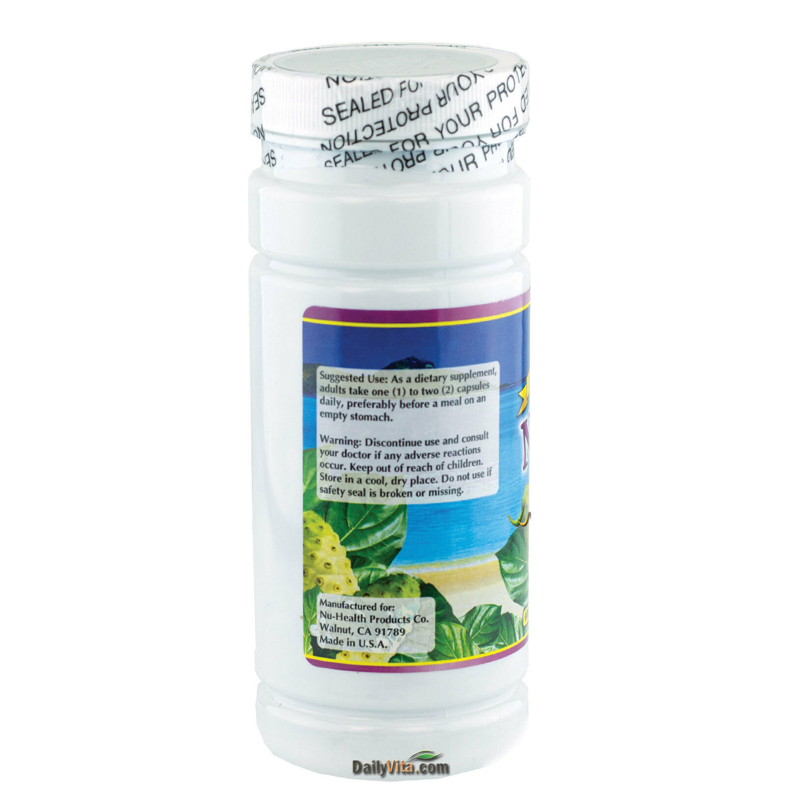 8 x All Natural NONI 400 mg 180 Capsules