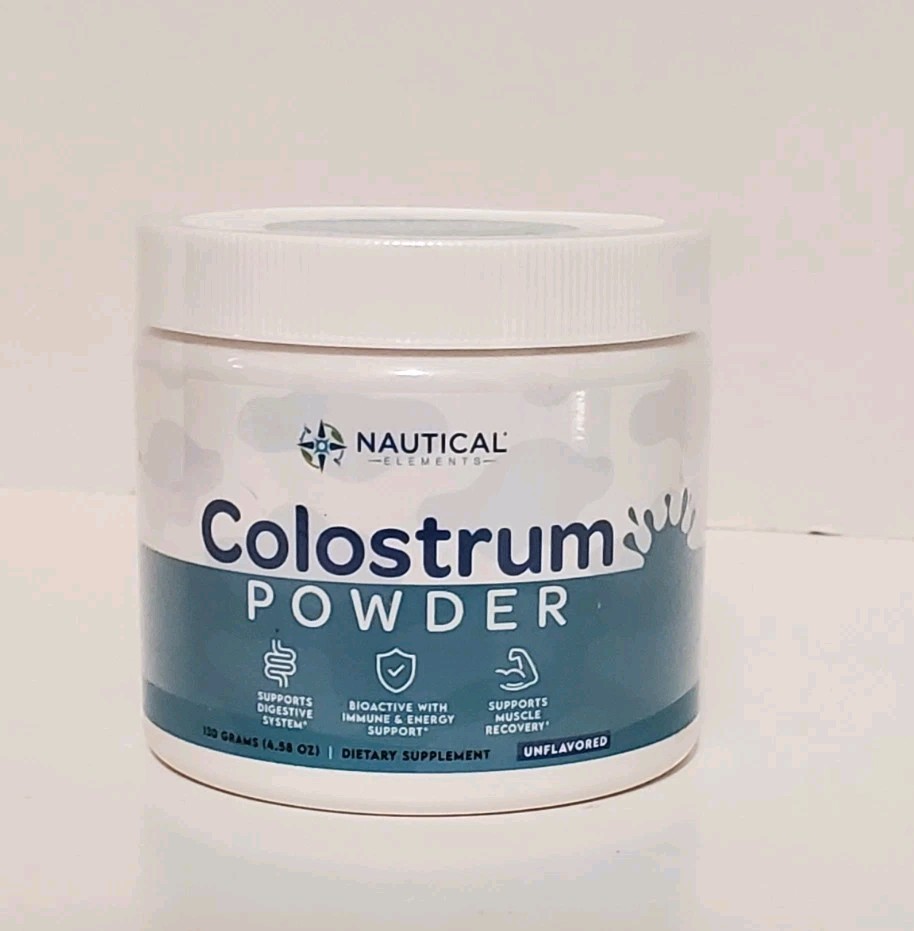 Nautical Elements Unflavored Colostrum Powder Grass Fed Immune Energy Digestive