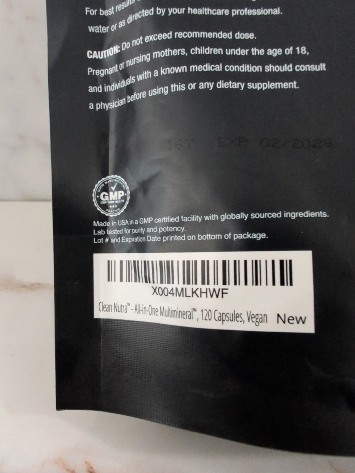 Clean Nutra Sea Moss + Black Seed Oil + Ashwagandha Capsules Non-GMO 120 ct