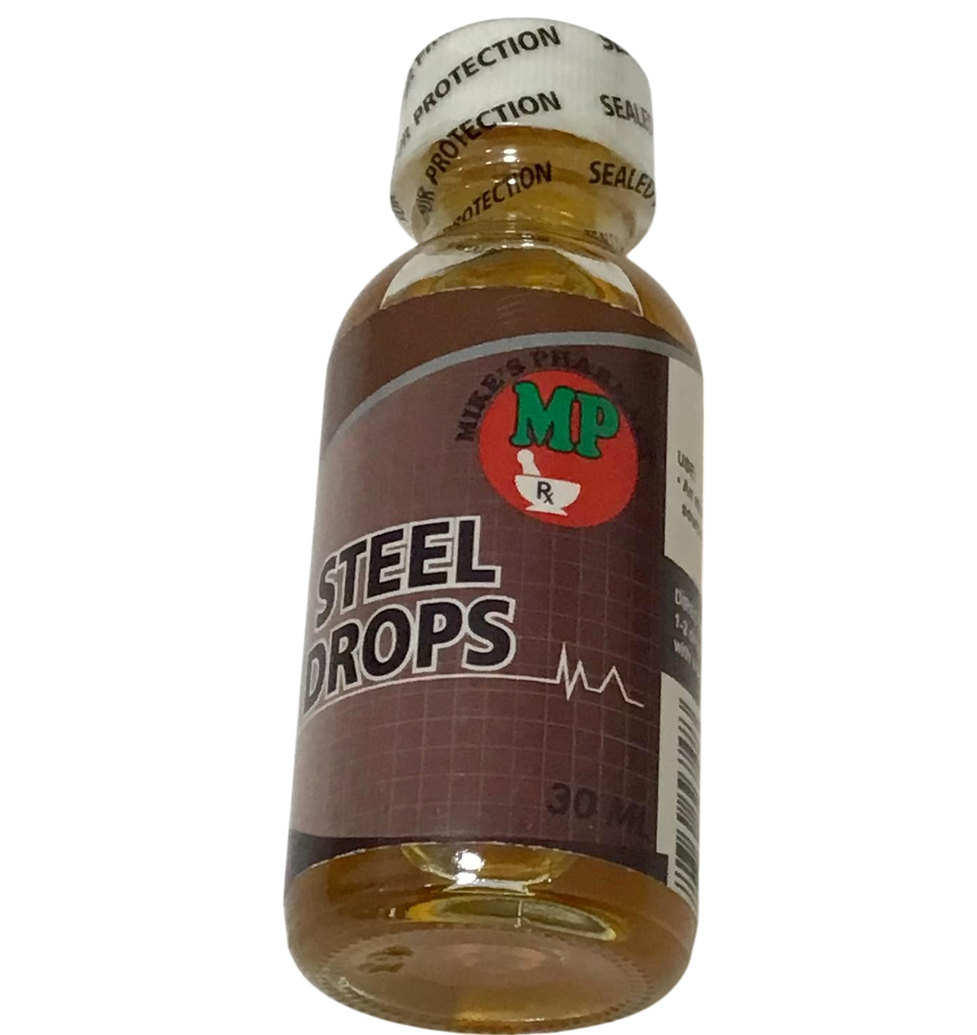 Mikes Pharmacy Steel Drops 30ml Iron Tonic Natural Energy & Vitality Supplement