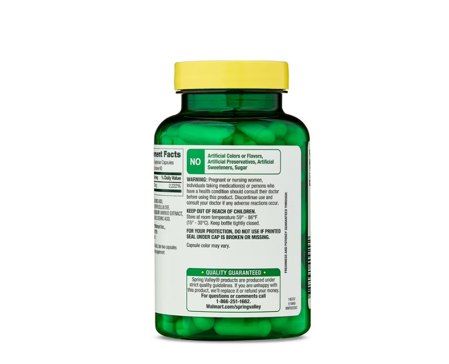 2 PACK Spring Valley Vitamin C Ultra Strength 2000mg 120 Ct Vegetarian Capsules