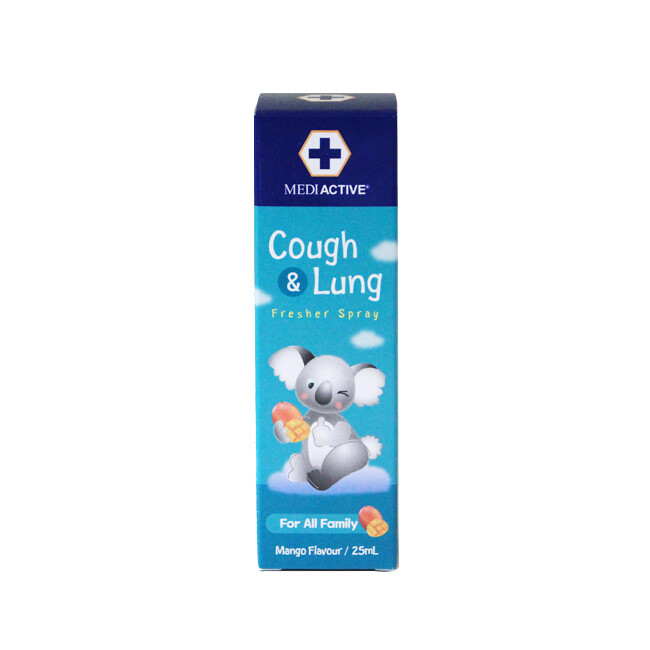 Mediactive Cough&Lung Fresher Spray 25ml (Mango)