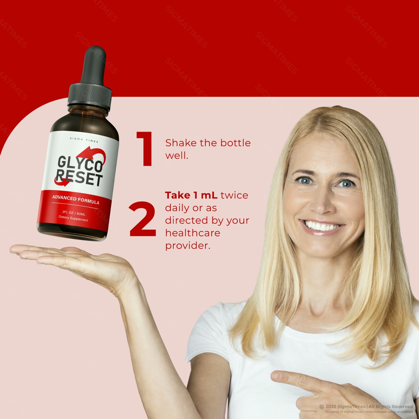 Glyco Reset Drops, GlycoReset Liquid Supplement for Blood Health (30 servs)