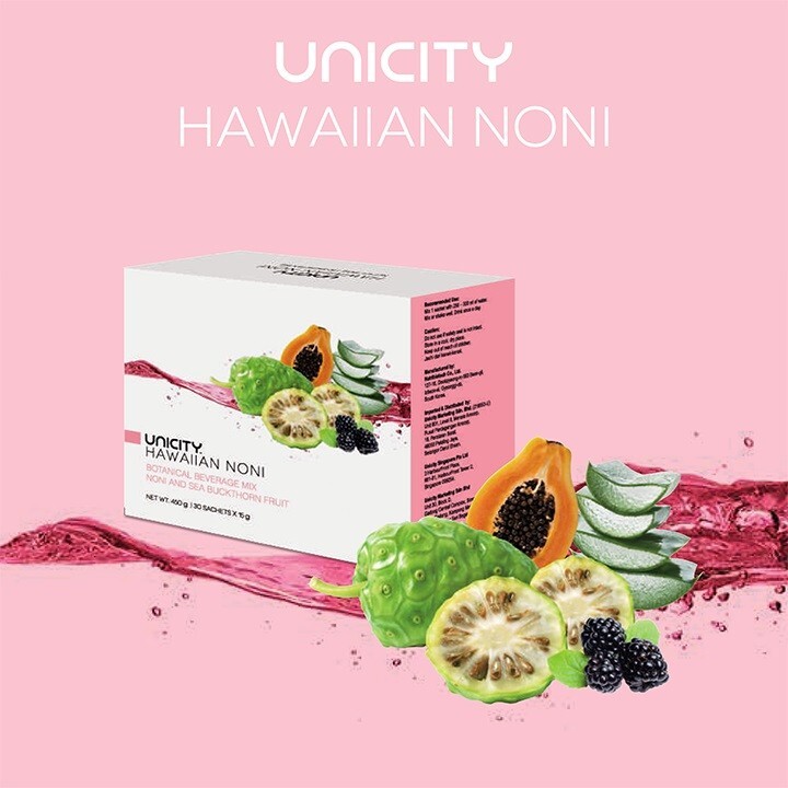 30 Sachets Unicity Hawaiian Noni Powder Juice Drink + Tracking