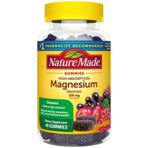 Nature Made High Absorption Magnesium Glycinate Supplement for Muscle
