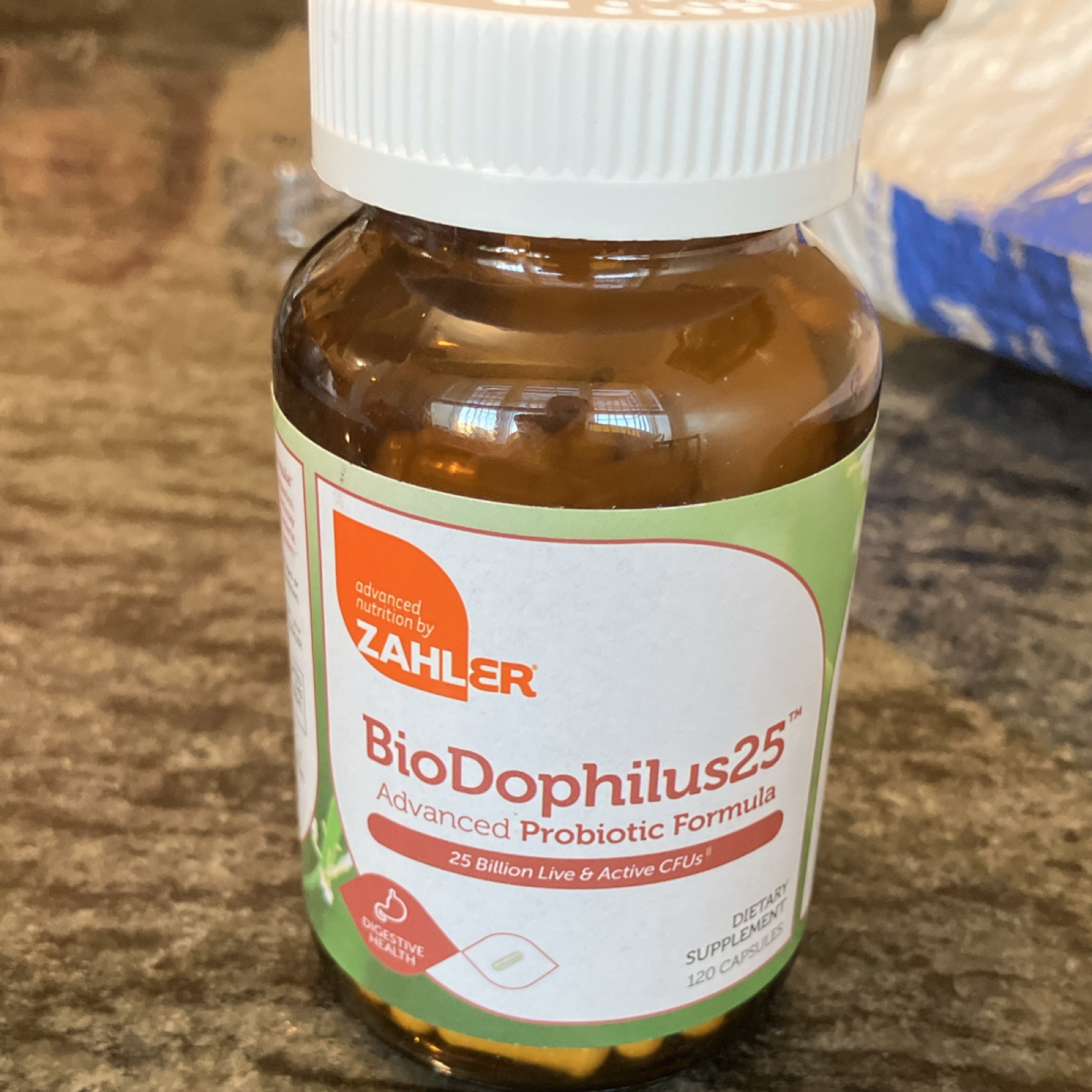 Zahler BioDophilus25 Advanced 25b Probiotic Digestive Health Kosher 120 Capsules