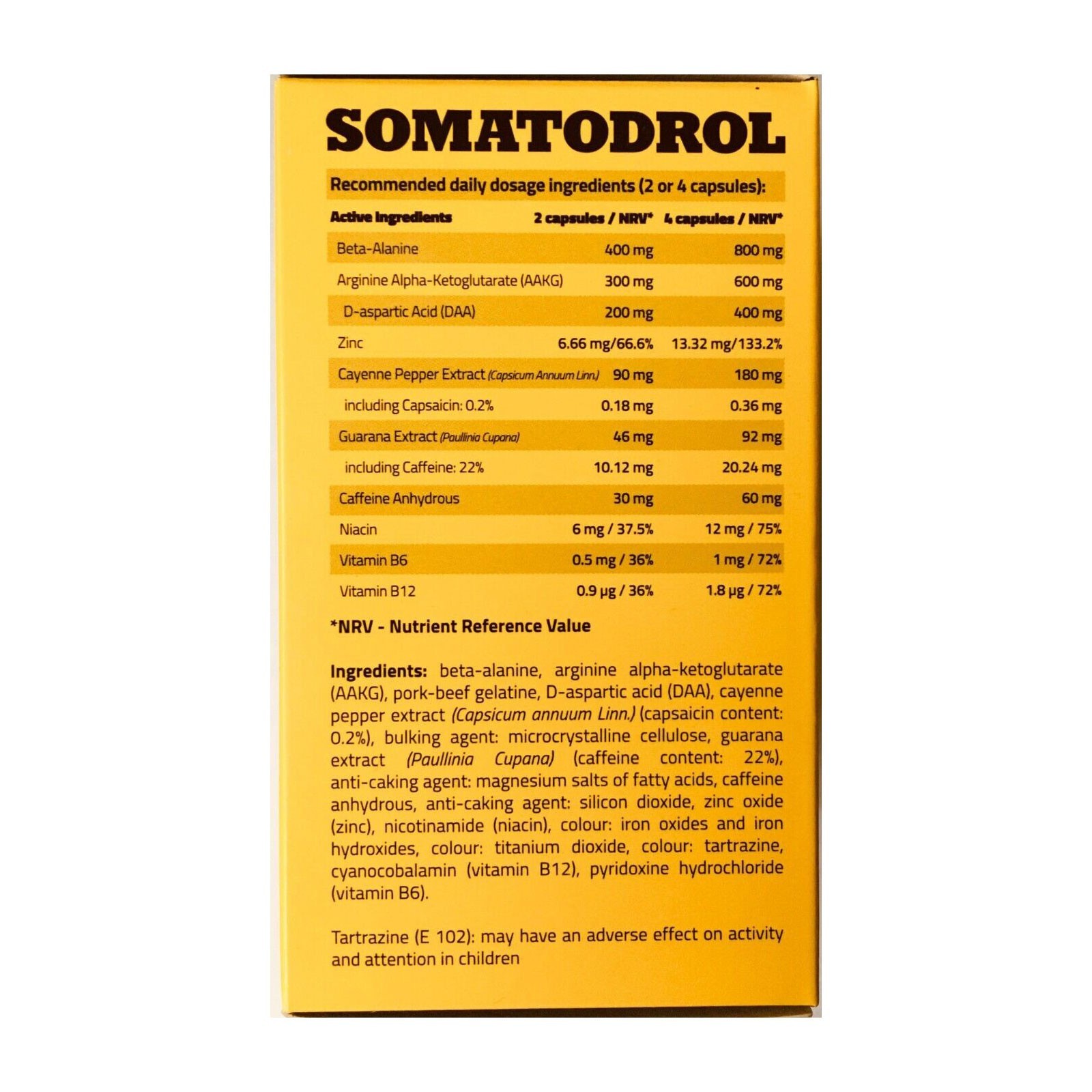 CERBERUS + SOMATODROL – Natural Testo-Booster Regeneration Strength Endurance