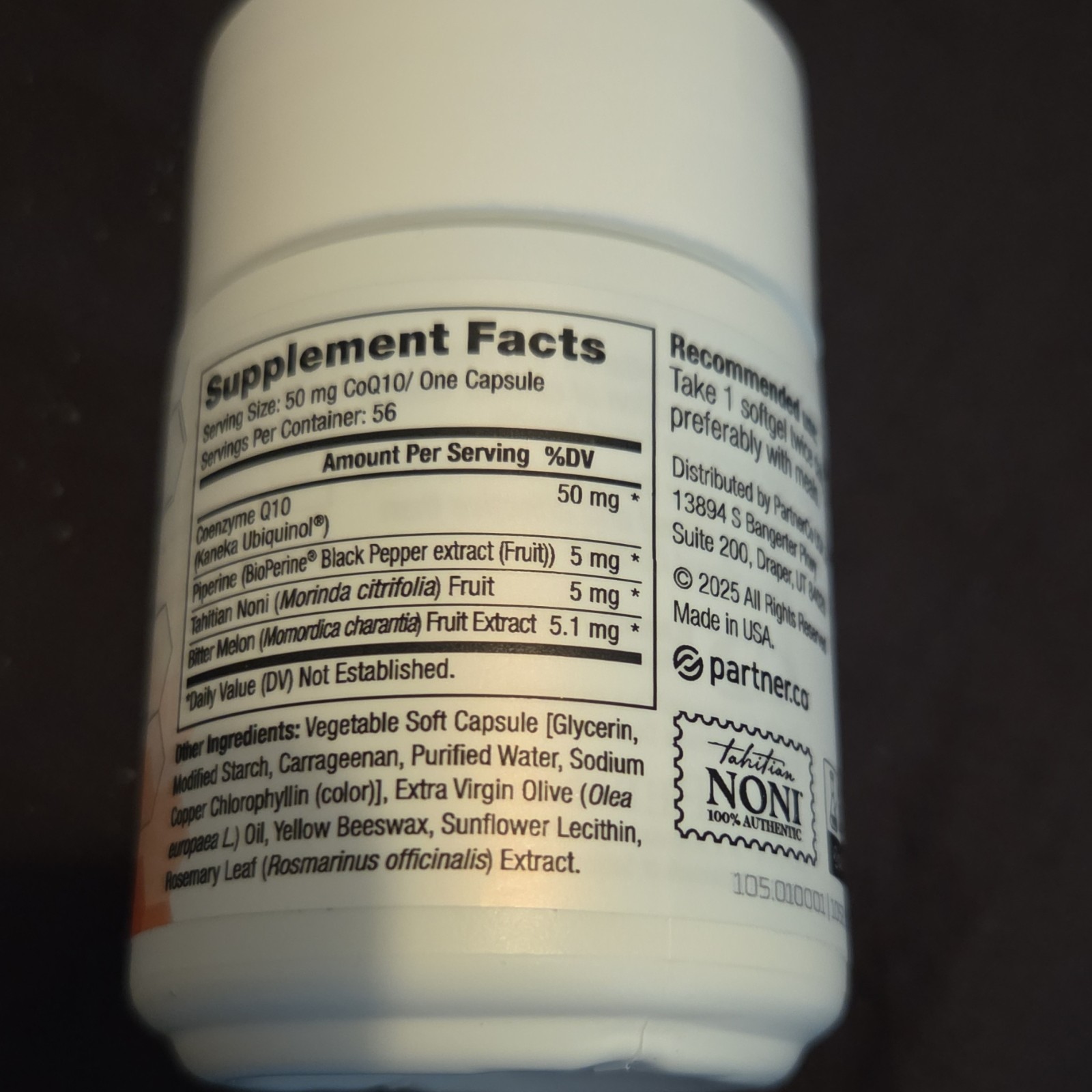 NUTRIFII biopro-Q 56 Vegetarian Capsules CoQ10 Cellular Energy Exp 06/2027