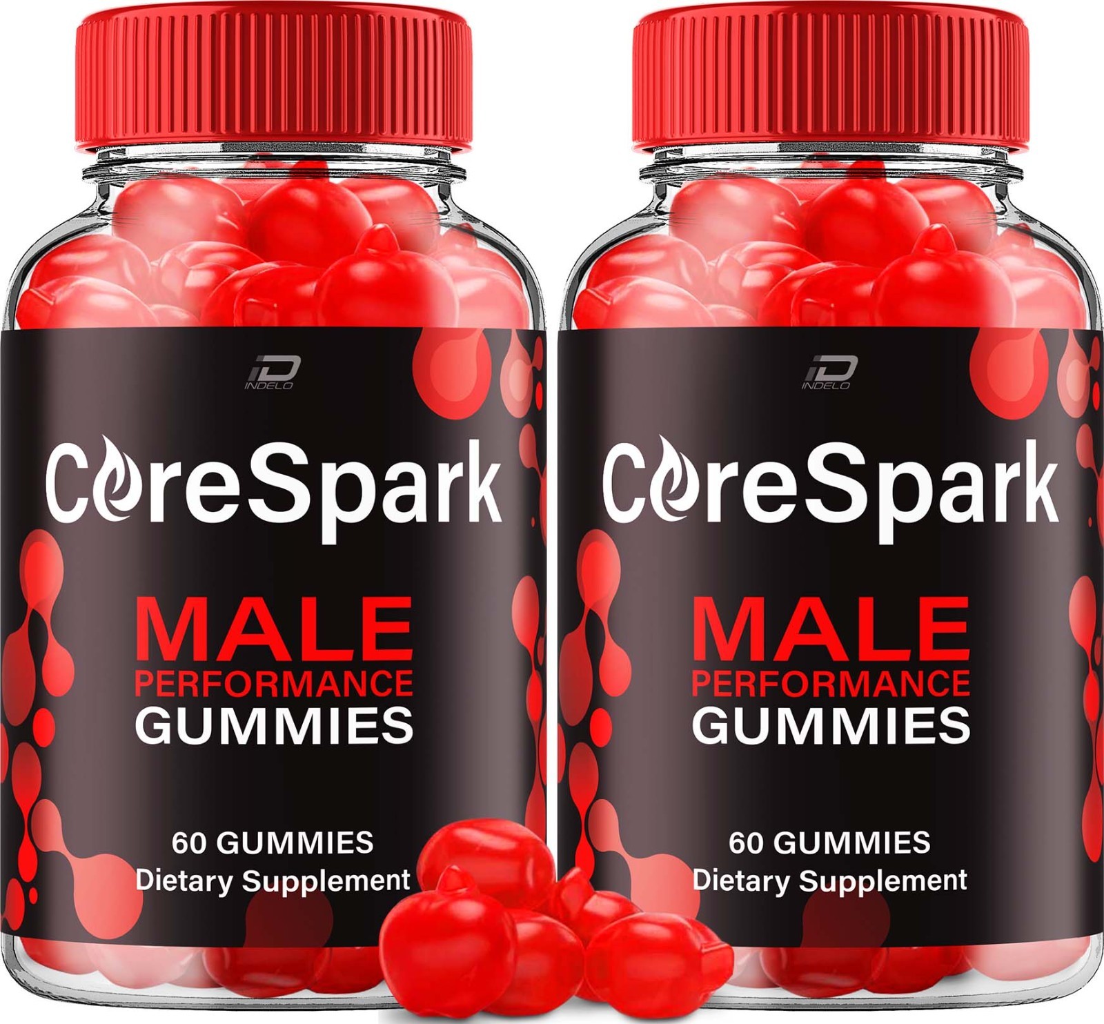 (2 Pack) Core Spark Gummies for Men – CoreSpark Male Gummy All-Natural Chewable