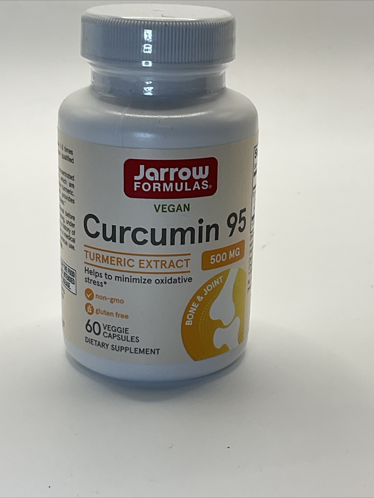 Jarrow Formulas Curcumin 95 Turmeric Extract 500 mg, 60 Capsules, Exp 06/2027