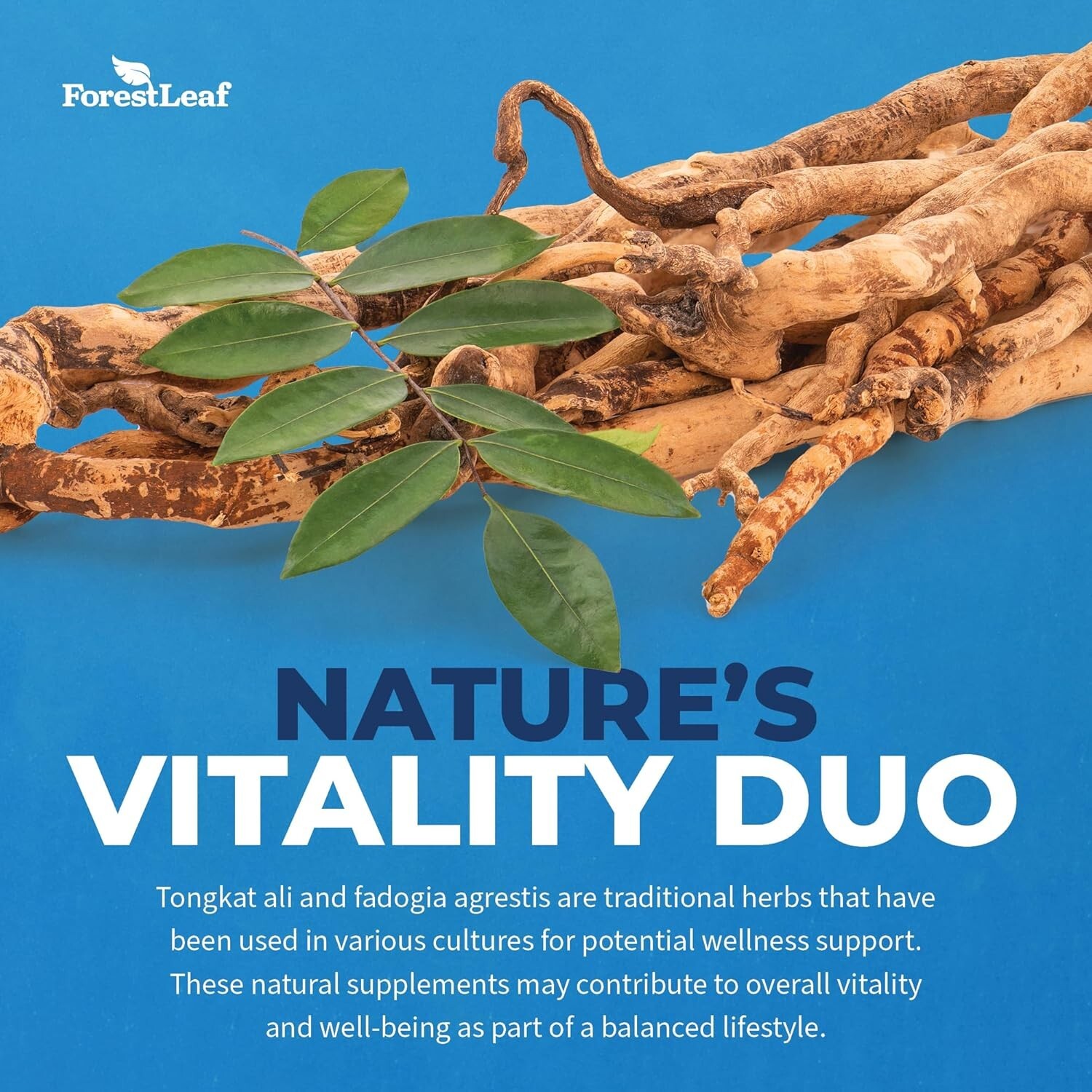 Lot Of 2 ForestLeaf Fadogia Agrestis + Tongkat Supplement MadeinUSA Veg NonGMO