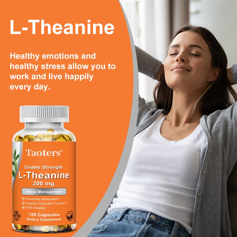 L Theanine Supplements Stress Management Promotes Relaxation Vascular Function