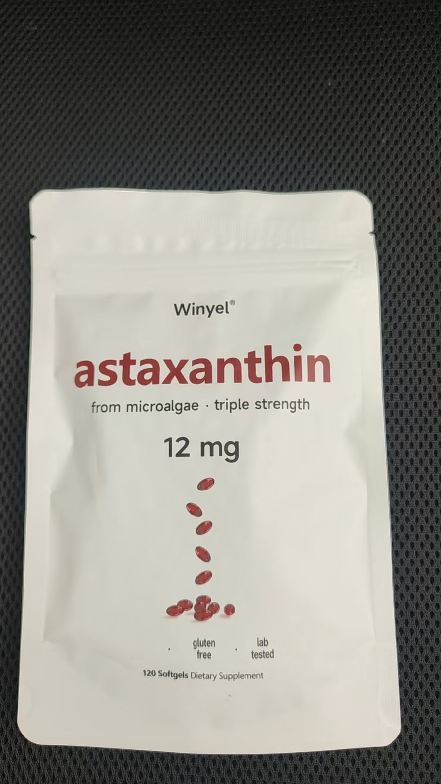 Astaxanthin 12mg with MCT Oil, 120 Softgels, 4 Month Supply | Premium Astaxanthi