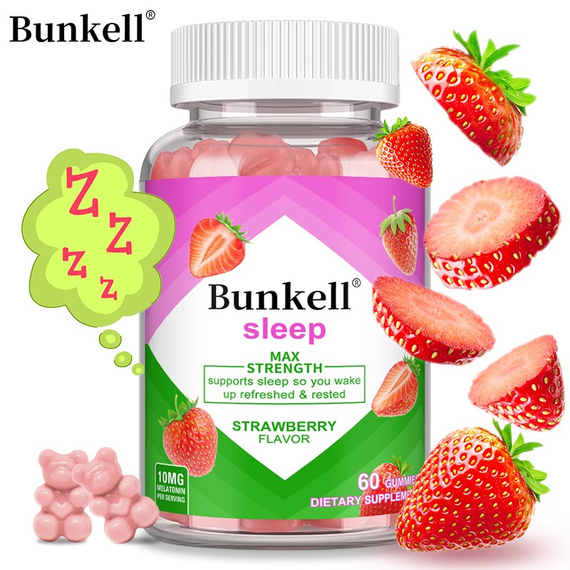 Natural Sleep Support Gummies 60 Count with Chamomile & Passion Flower