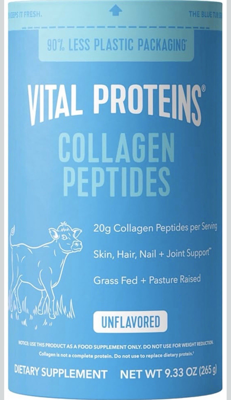 Vital Proteins Collagen Peptides Powder Unflavored 9.33oz