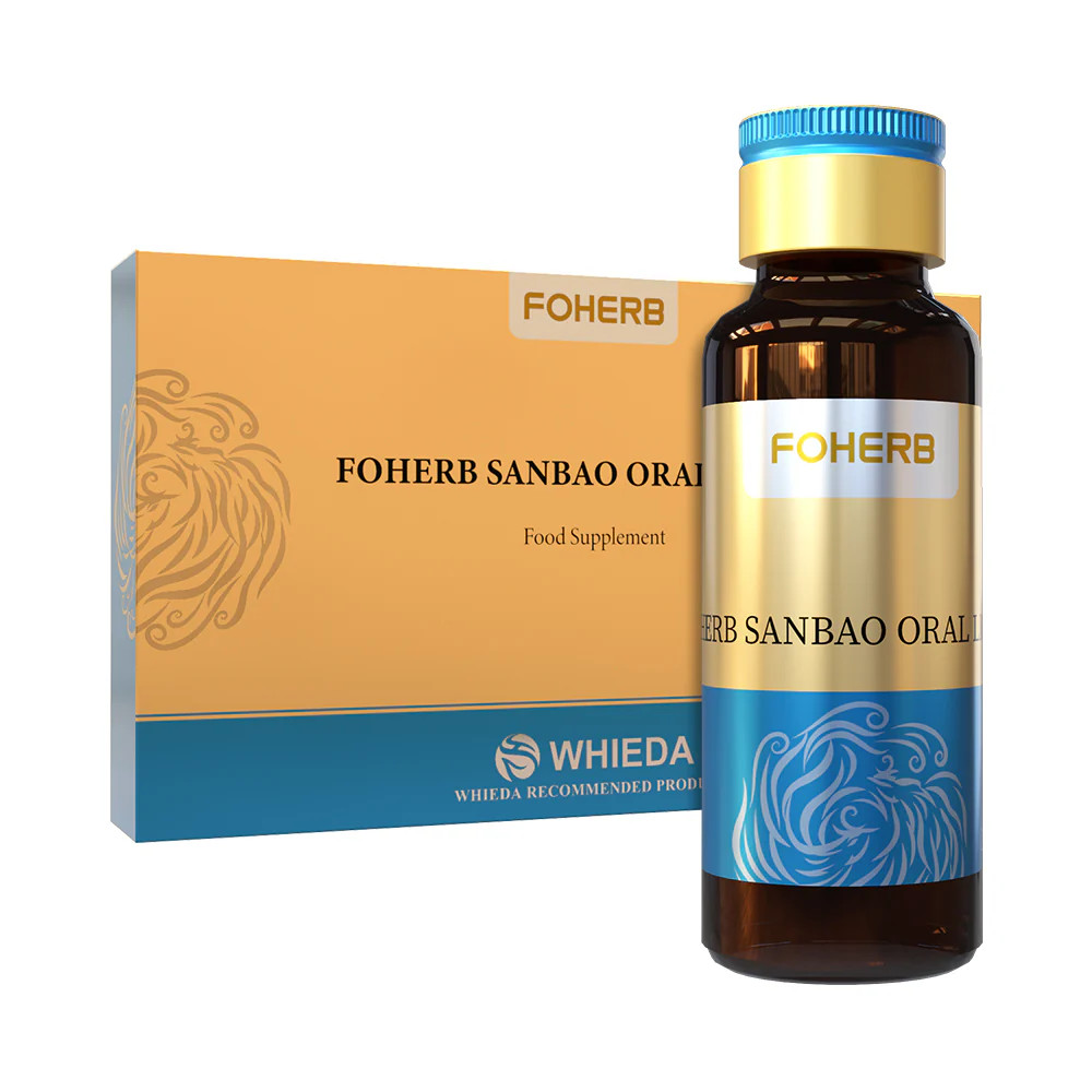 Foherb Sanbao Three Treasures Cordyceps Ganoderma Oral Liquid 12 x 10ml China