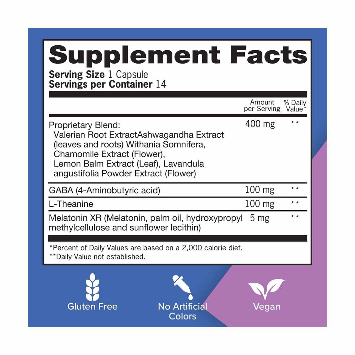WOW 42 Qunol Sleep Support Dietary Supplement 42 CAPSULES & Fast Free Ship 11/26