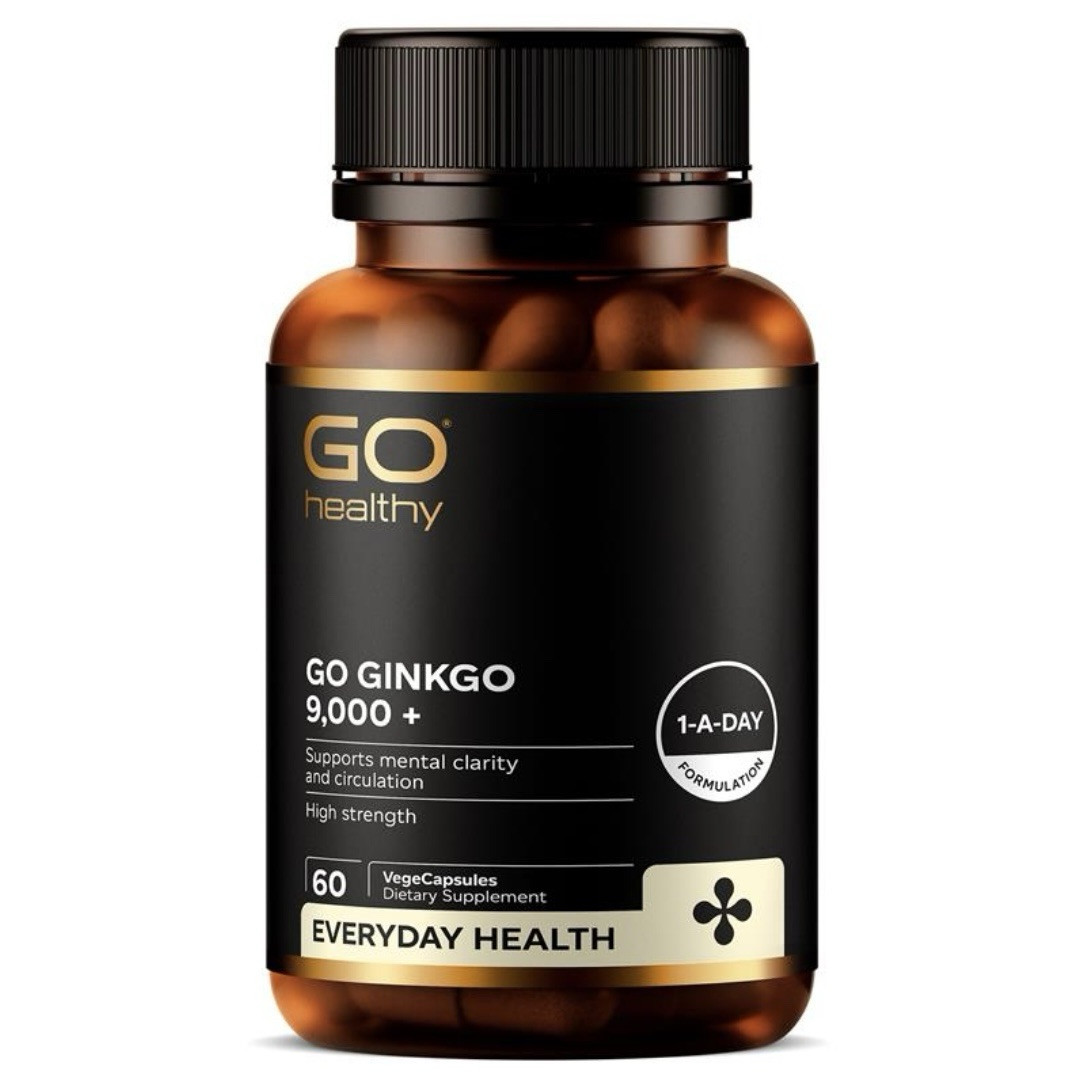 [Go Healthy] Ginkgo 9000+ (60 x 3) Vege Capsules Brain Health