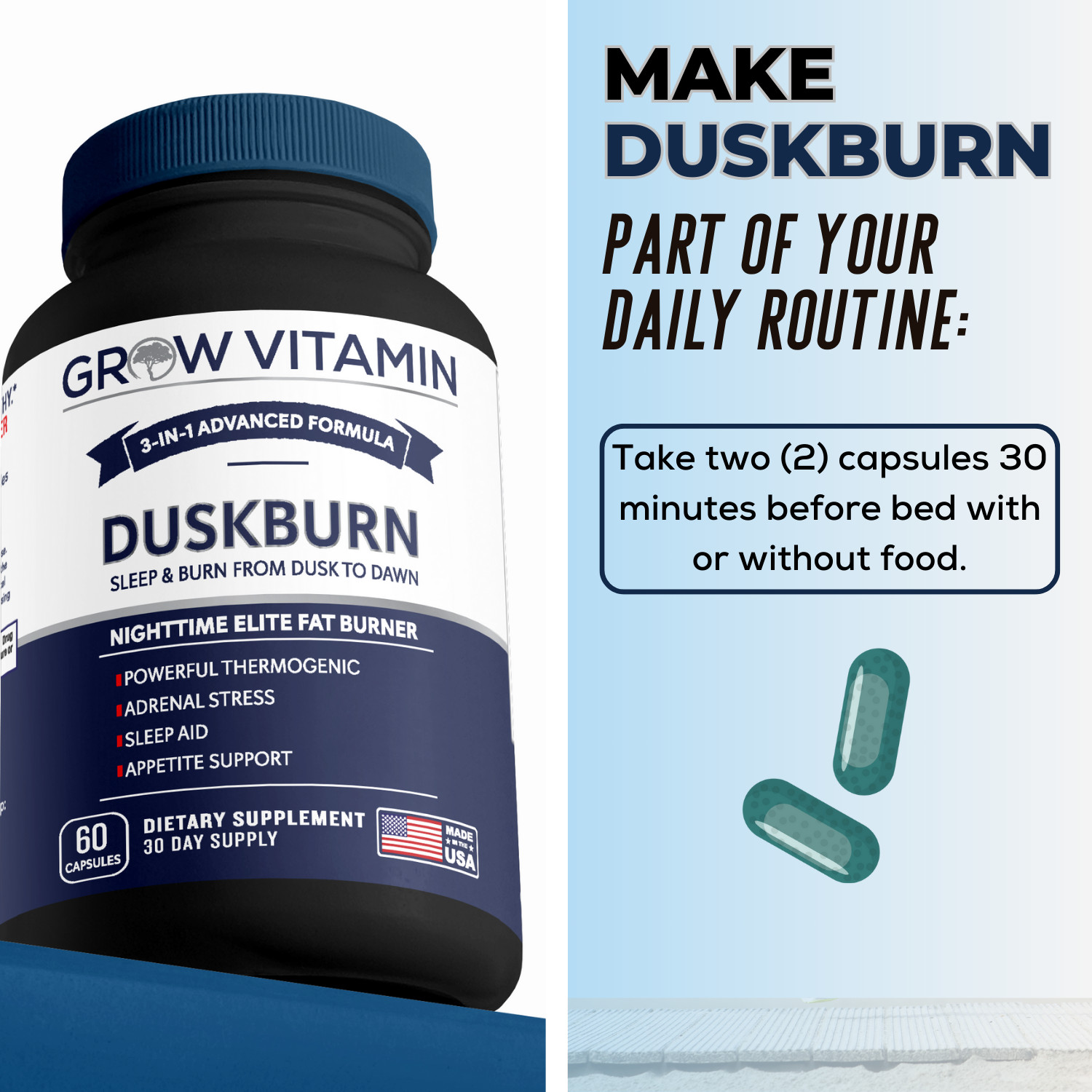 DuskBurn, Night-time Fat Burner