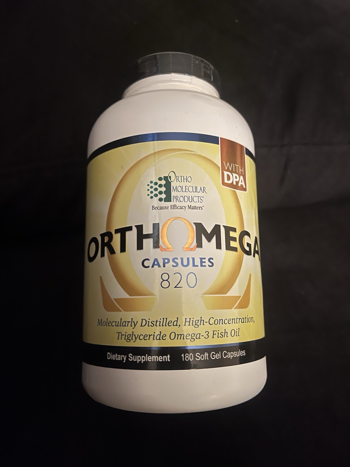 Ortho Molecular Products Orthomega 820 180 Softgels
