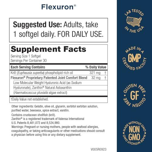 Purity Products Flexuron Joint Formula 3X Better Than Assorted Sizes