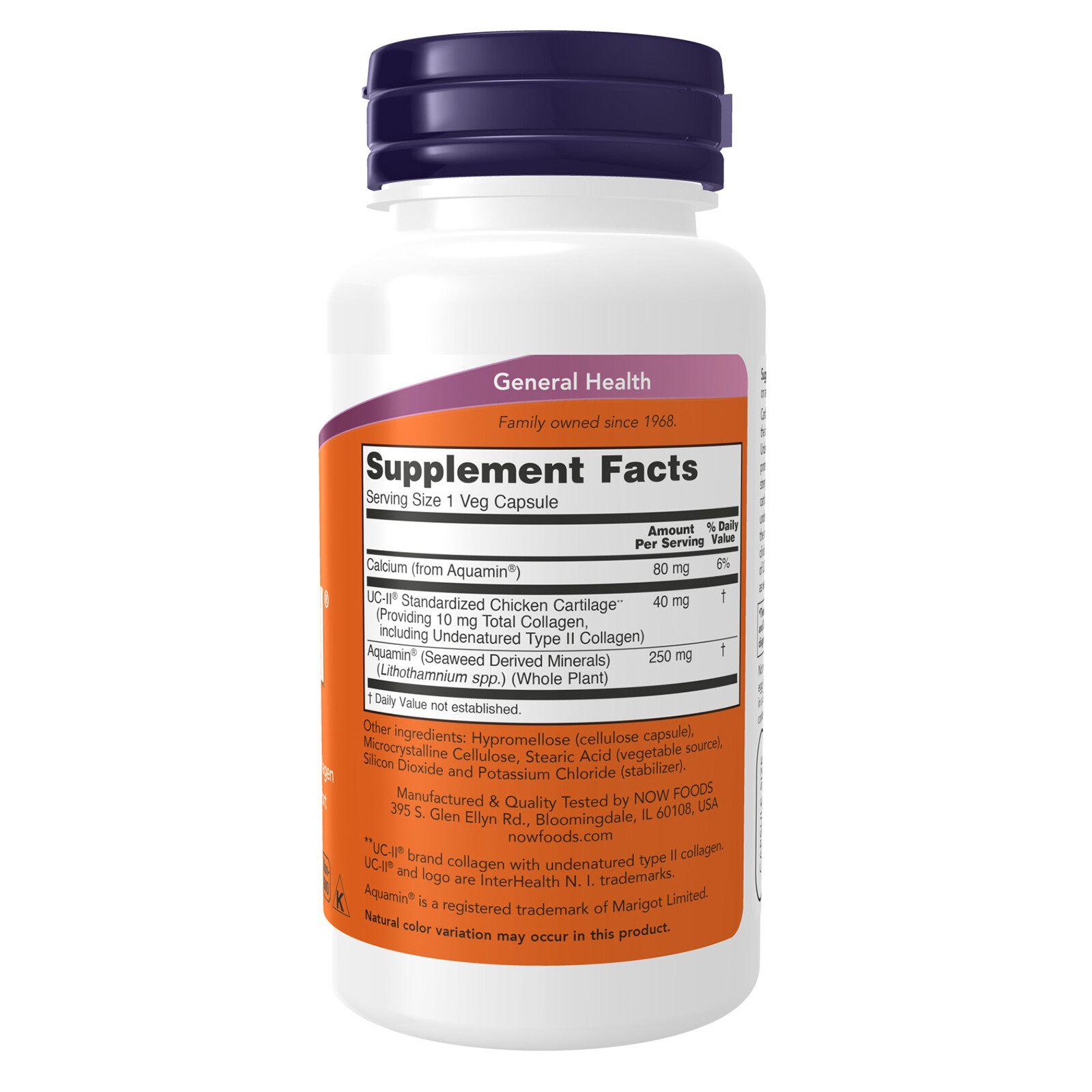 NOW FOODS UC-II Type II Collagen 120 Veg Capsules