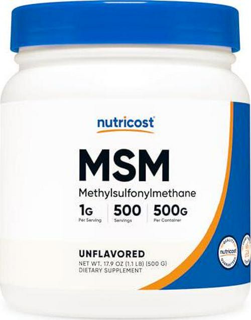 Nutricost Pure MSM Powder 500 Grams (Methylsulfonylmethane)