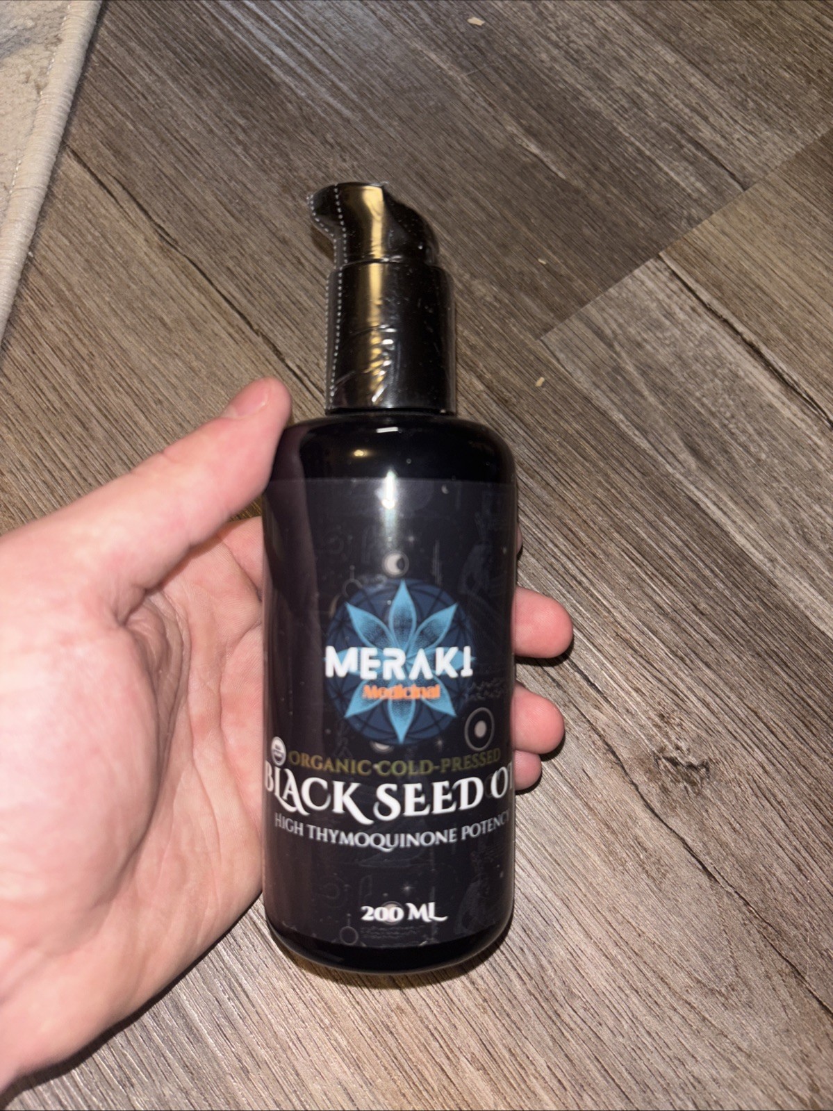 Organic Cold-Pressed Liquid Black Seed Oil – 6.76 fl oz NEW