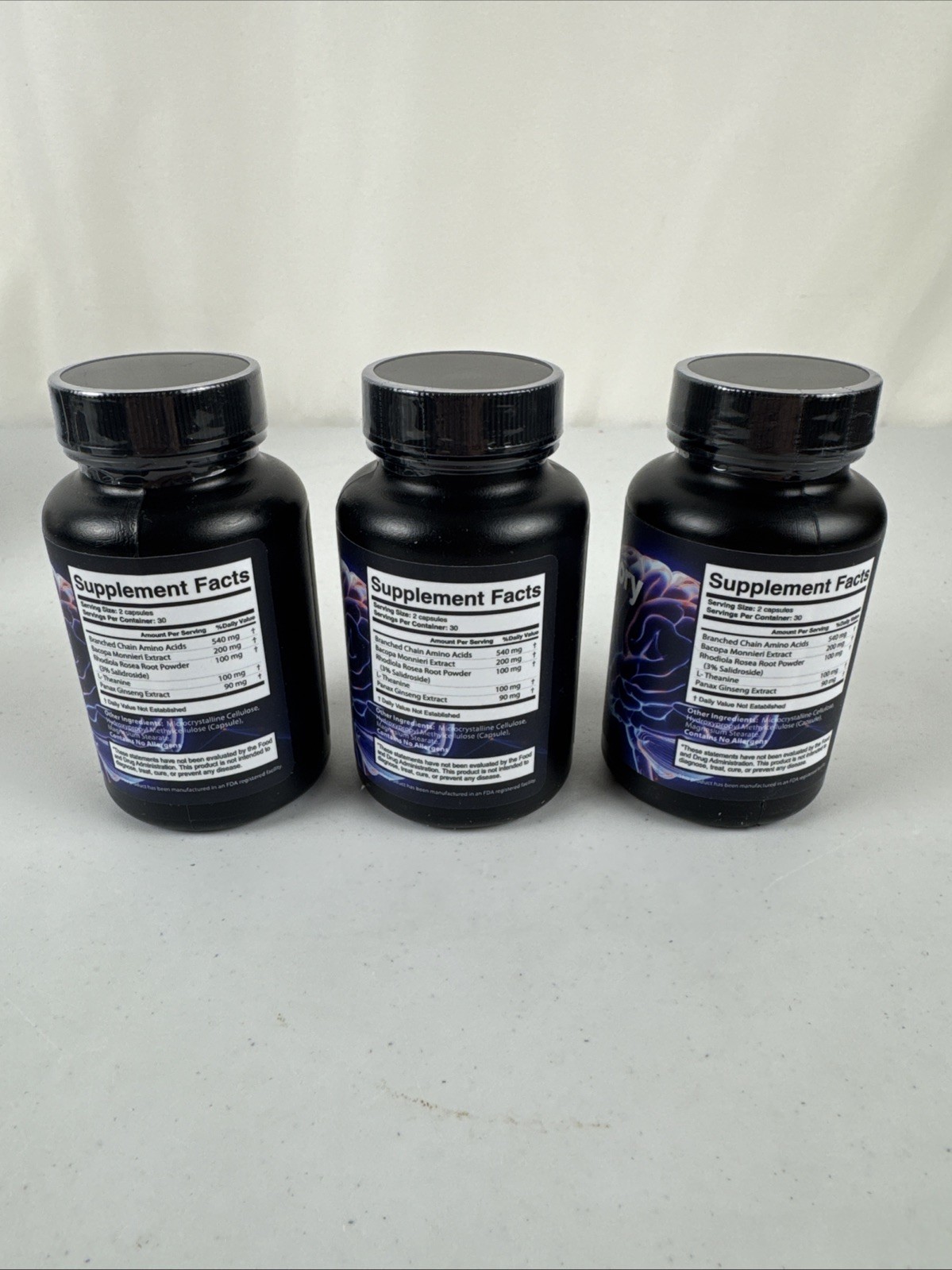 Memory Lift Dietary Supplement 180 Capsules Lot of 3 Expires 11/2027 New Sealed
