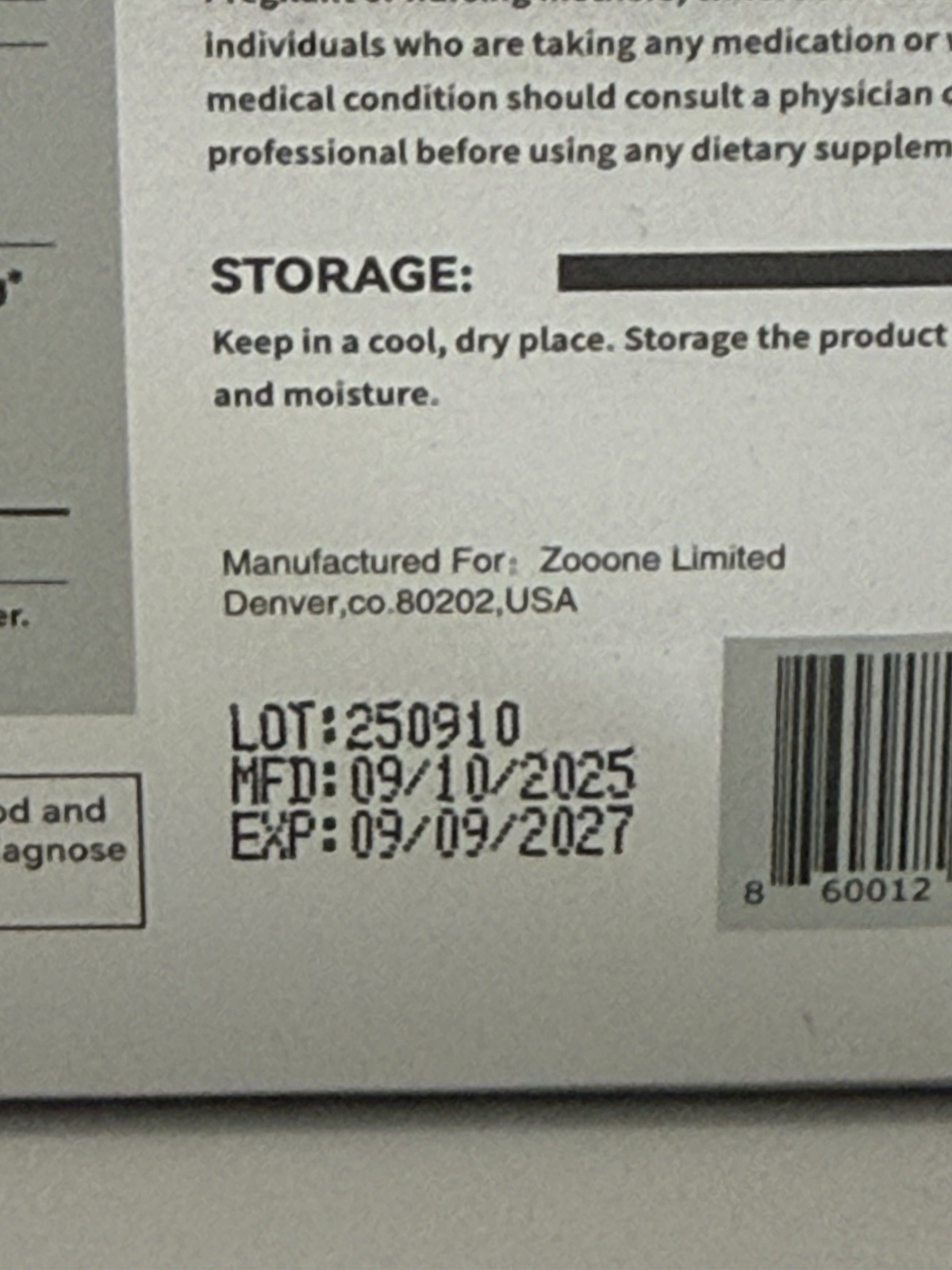 ZOOONE 1000mg NAD+ Berry Flavor Drink Mix for Skin Aging Support, Energy