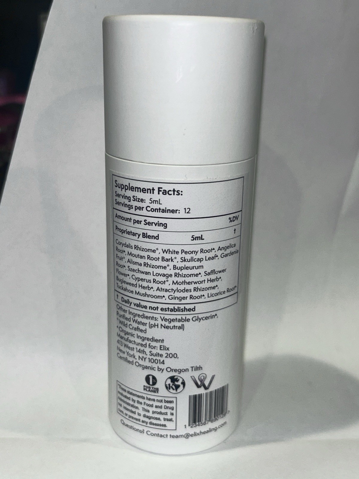 ELIX CYCLE BALANCE Herbal & Nutritional Supplement Healing • 2oz / 60ml • SEALED