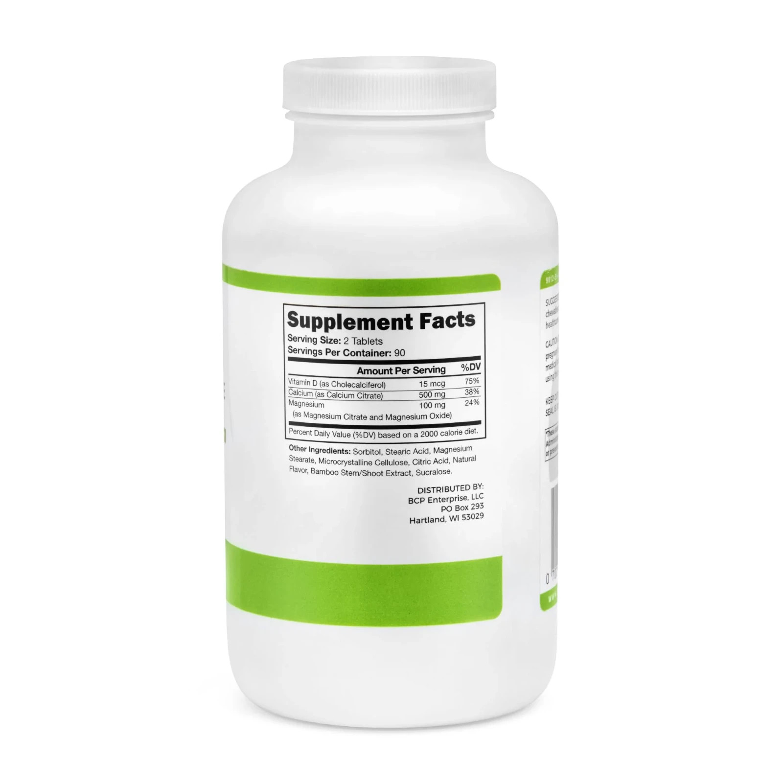 BariSlim Calcium Citrate Chewable Tablet Dietary Supplement, Cherry – 180ct