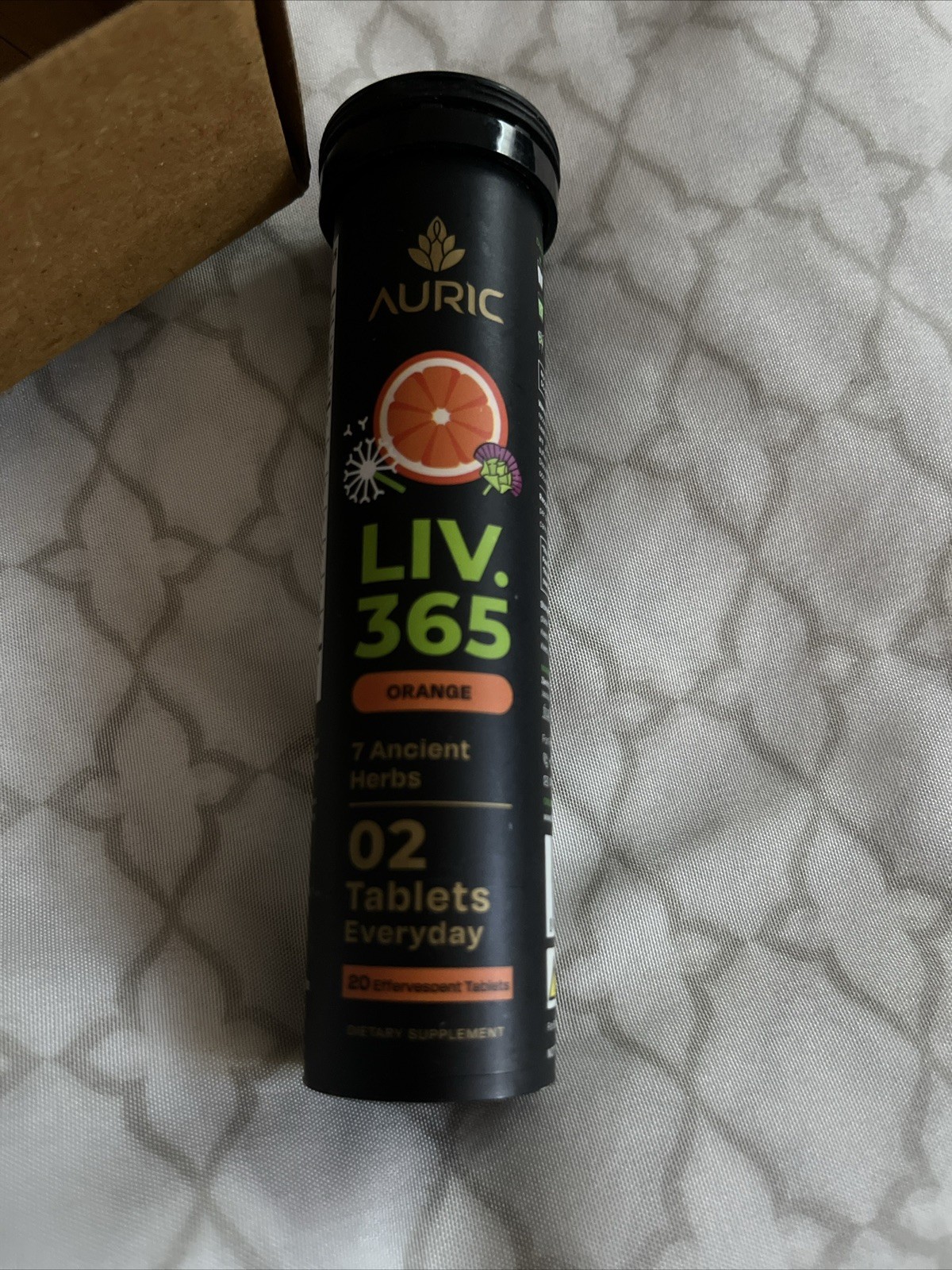 Auric Liv365 Support Supplement -Milk Thistle Silymarin, Turmeric-Detox Cleanse