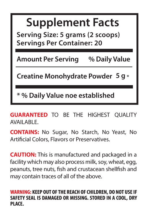 enhance muscle mass – Creatine Powder 100g – energy boosting supplement 1 Bottle