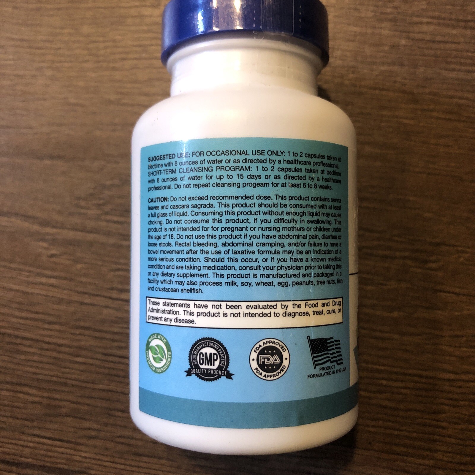 15 Day Cleanse Gut Colon Digestion Support Dietary Supplement – 30 Capsules