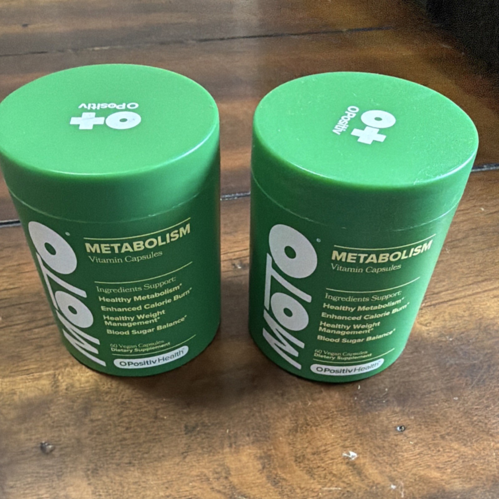 OPositiv MOTO Metabolism & Weight Support Vegan Capsules 60 ct Exp 06/2027