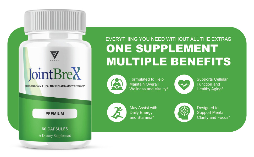 (5 Pack) Joint Brex Advanced Joint Support, JointBrex Supplement (300 Capsules)