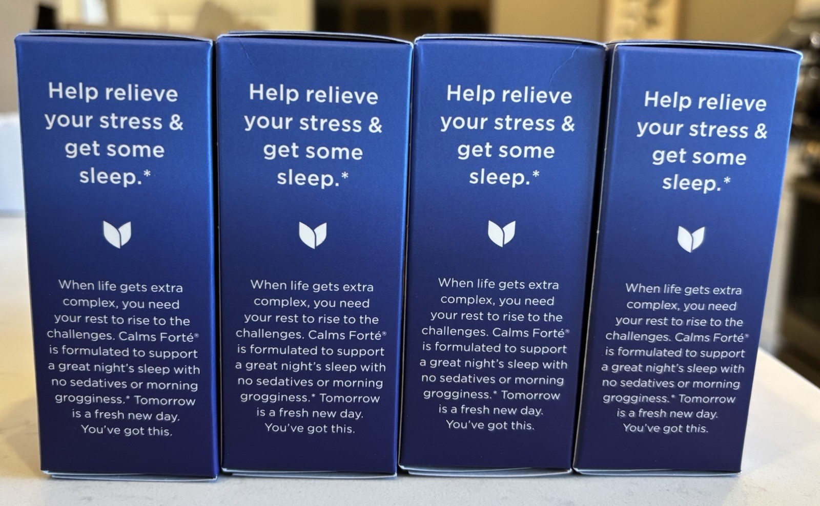 Hyland’s Calms Forte Sleep & Stress Support (4) 50 Ct Each Exp. 04/27 Sealed