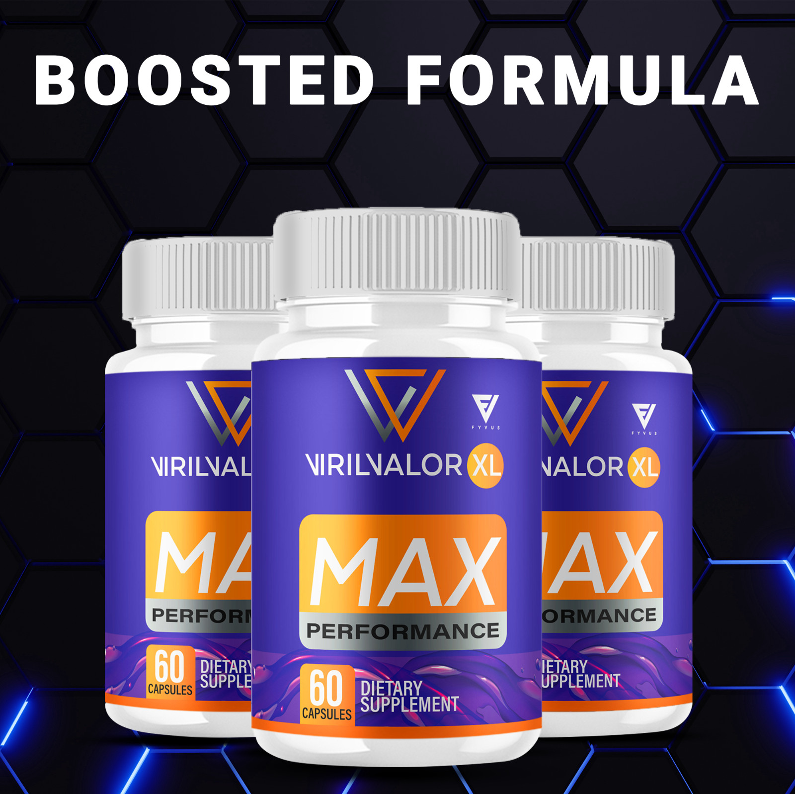 Viril Valor XL Pills, VirilValor Maximum Performance (60 Capsules)