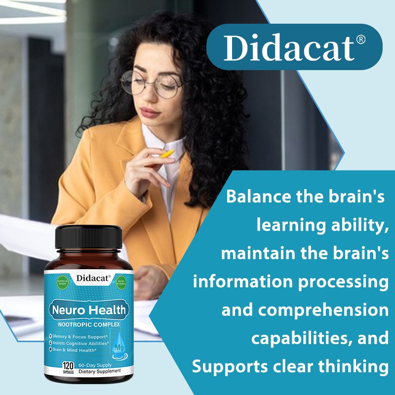 Brain Health Complex | Memory, Focus & Cognitive Support, 30/60/120 Capsule
