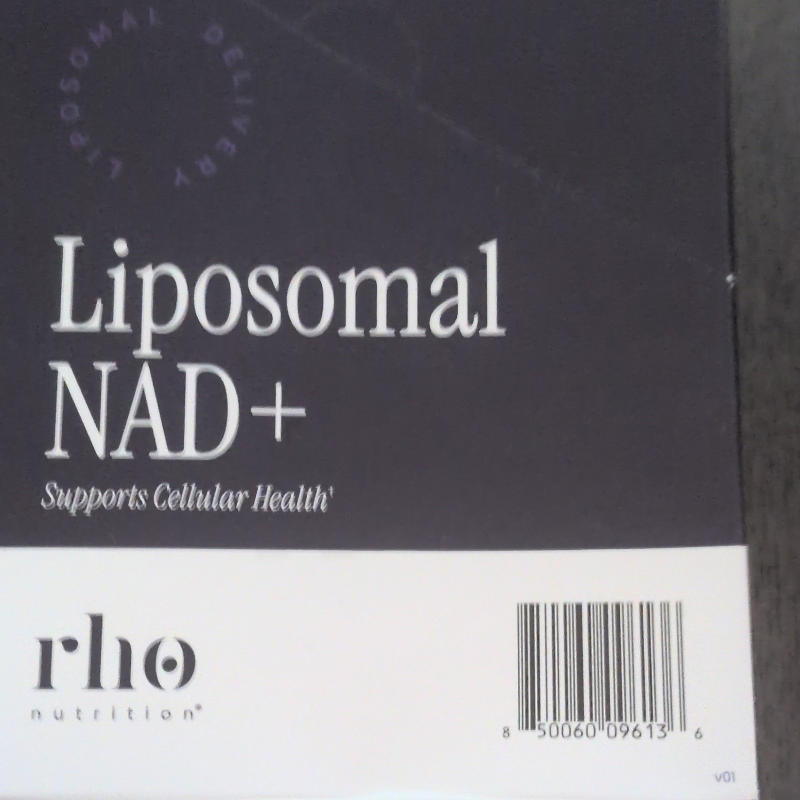 rho nutrition Liposomal NAD+ Liquid Dietary Supplement 30 Packets 8.11 fl oz
