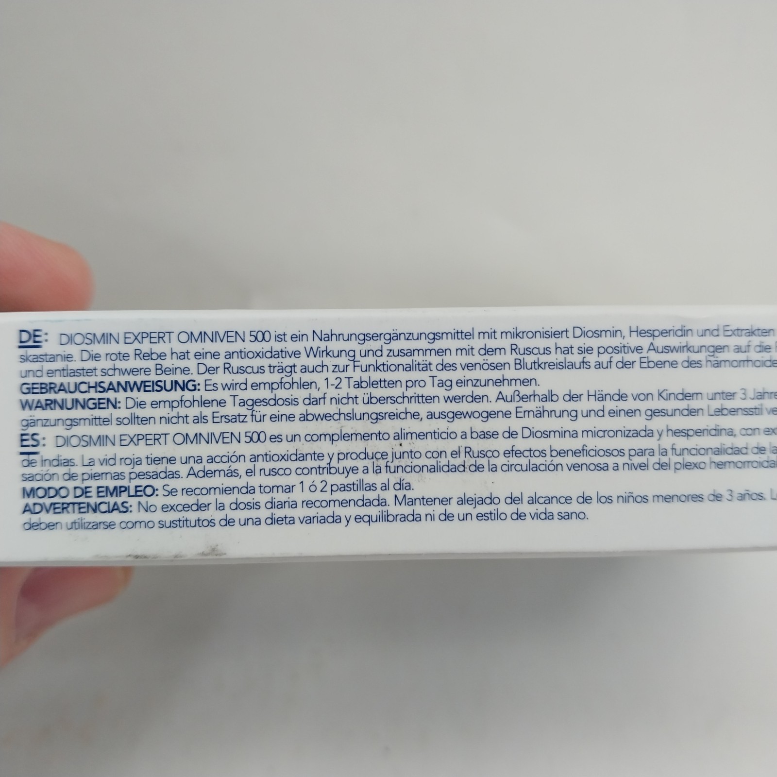 DuLac Pharma Diosmin Expert Omniven 500 Tablets 40 Blood & Circulatory Health