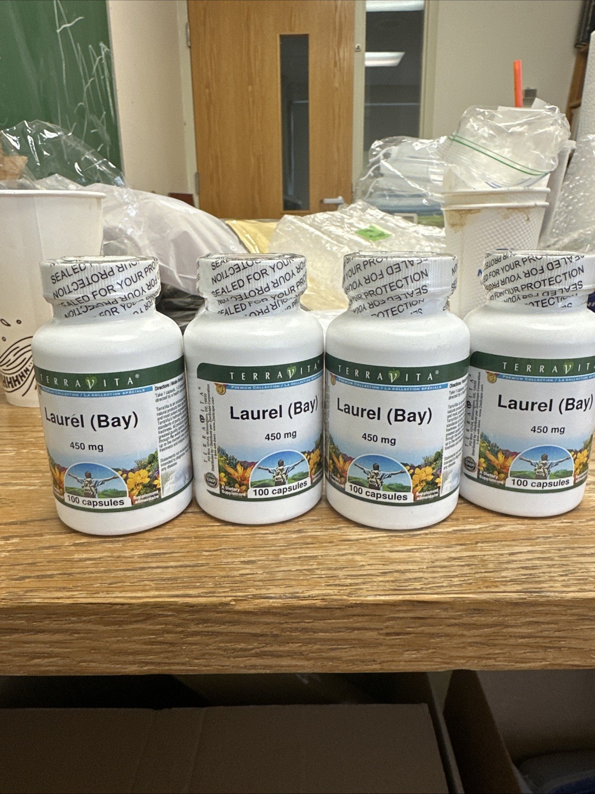 Laurel (Bay) – 450 mg (100 Capsules, ZIN: 520647) – 4 Pack