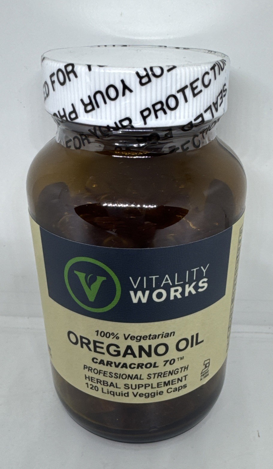 Oregano Oil Carvacrol 70 120 Liquid Veggie Caps Exp 02/2030-New-US Seller